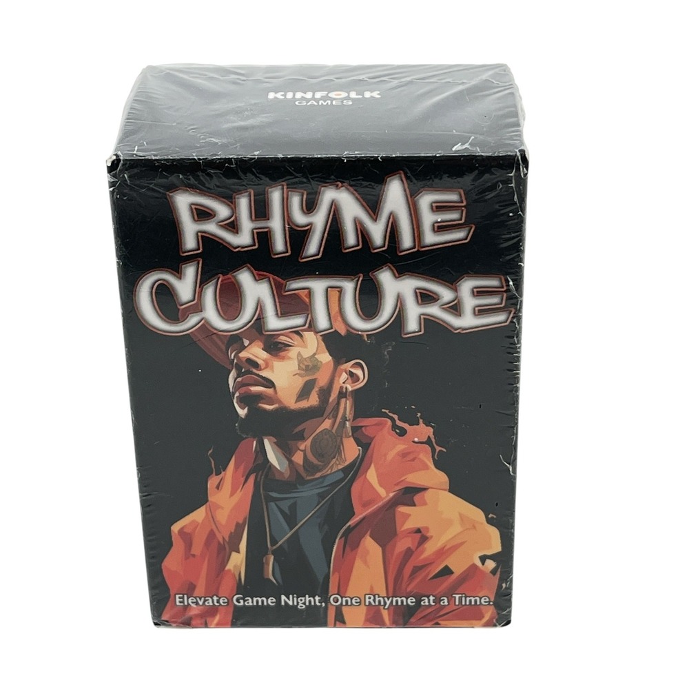 Kinfolk Games Rhyme Culture Card Game New Sealed Hip Hop Rap Party Game
